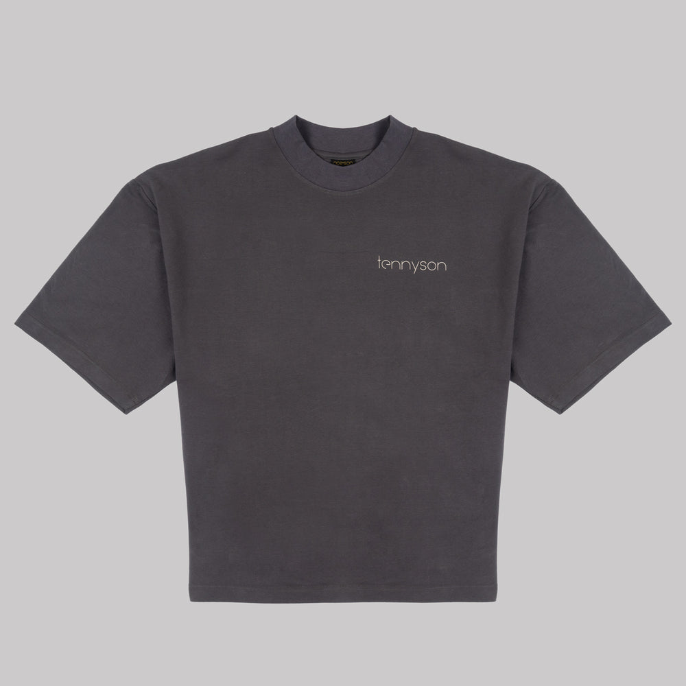 Oversized Drip Harder T-Shirt - Anthracite