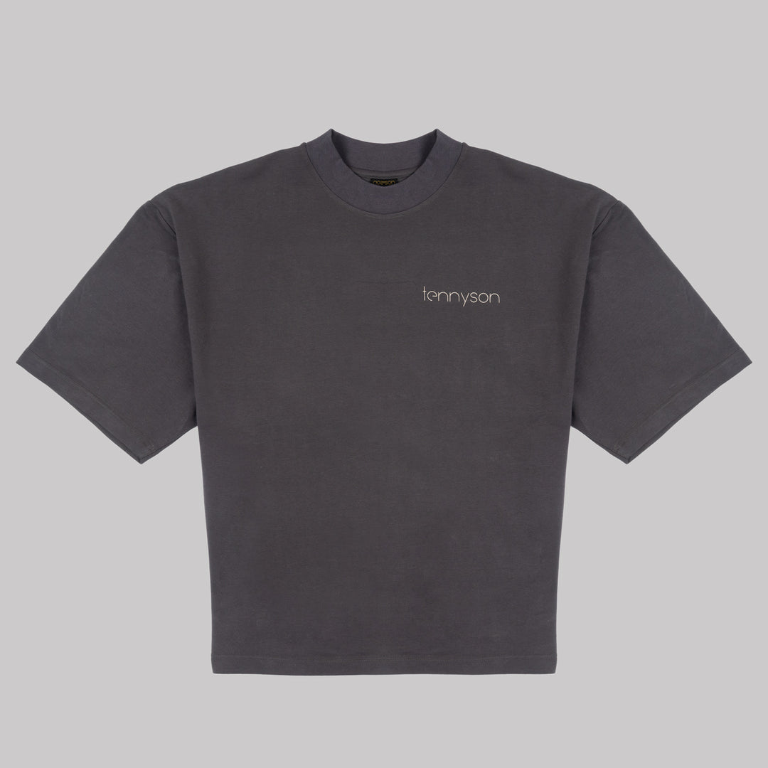 Oversized Drip Harder T-Shirt - Anthracite