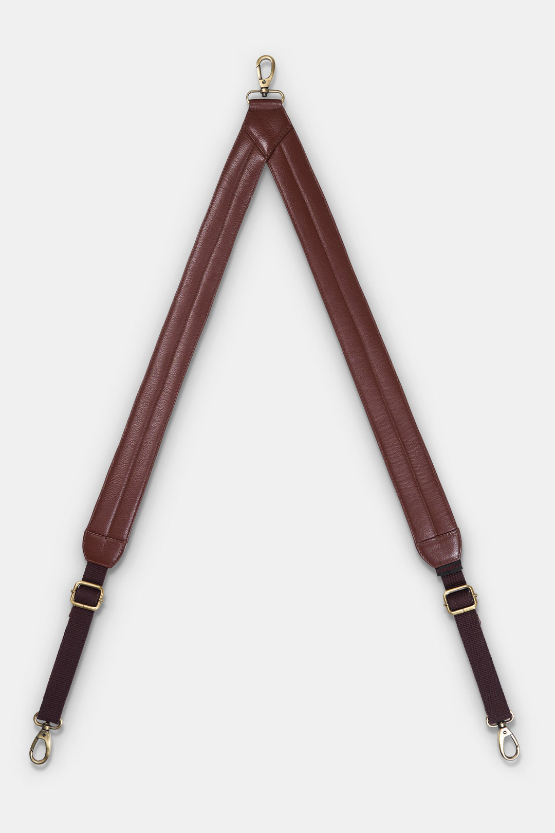 Transformable Leather Bumbag-Rucksack - Brown with Tennyson Logo