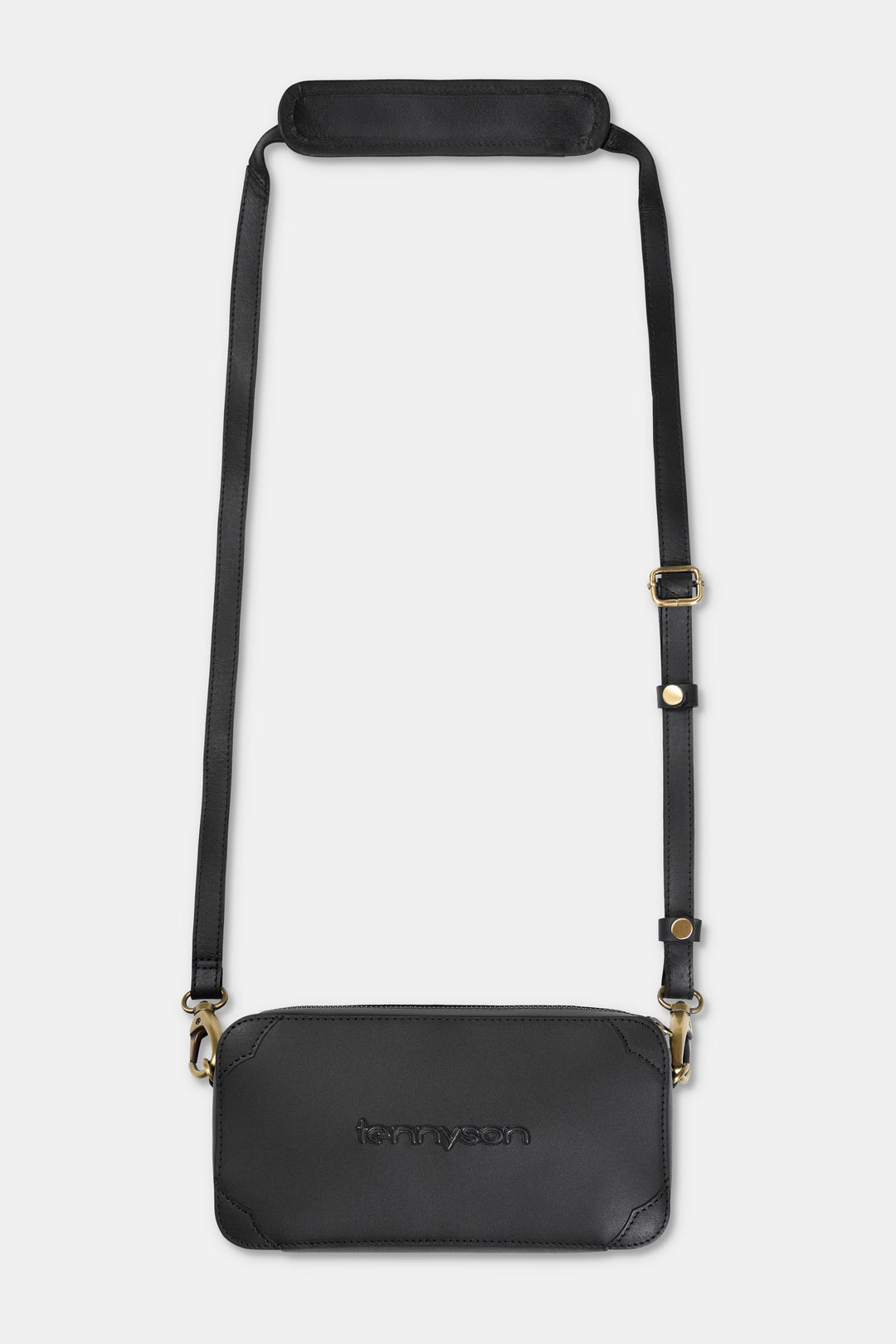 Leather Knuckle Bag v2.0 Black