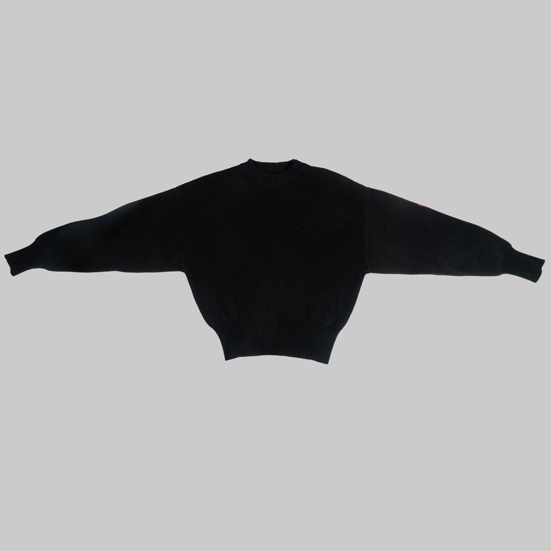 Cozy Heavyweight Jumper - Black