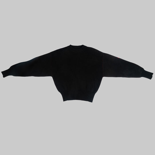 Cozy Heavyweight Jumper - Black