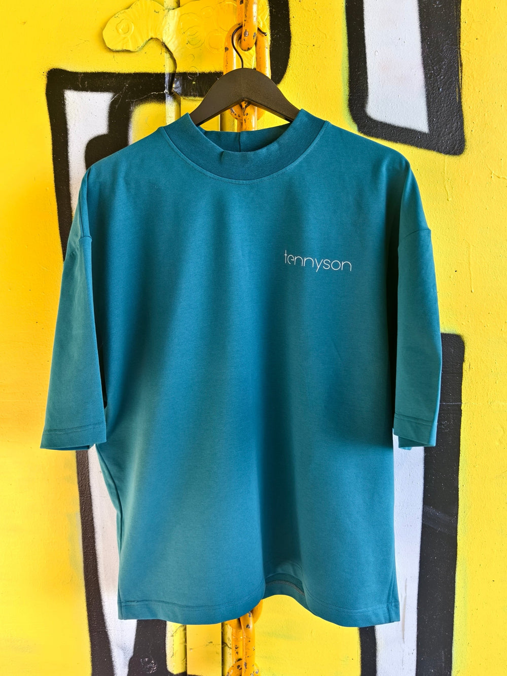 Oversized Drip Harder T-Shirt - Green