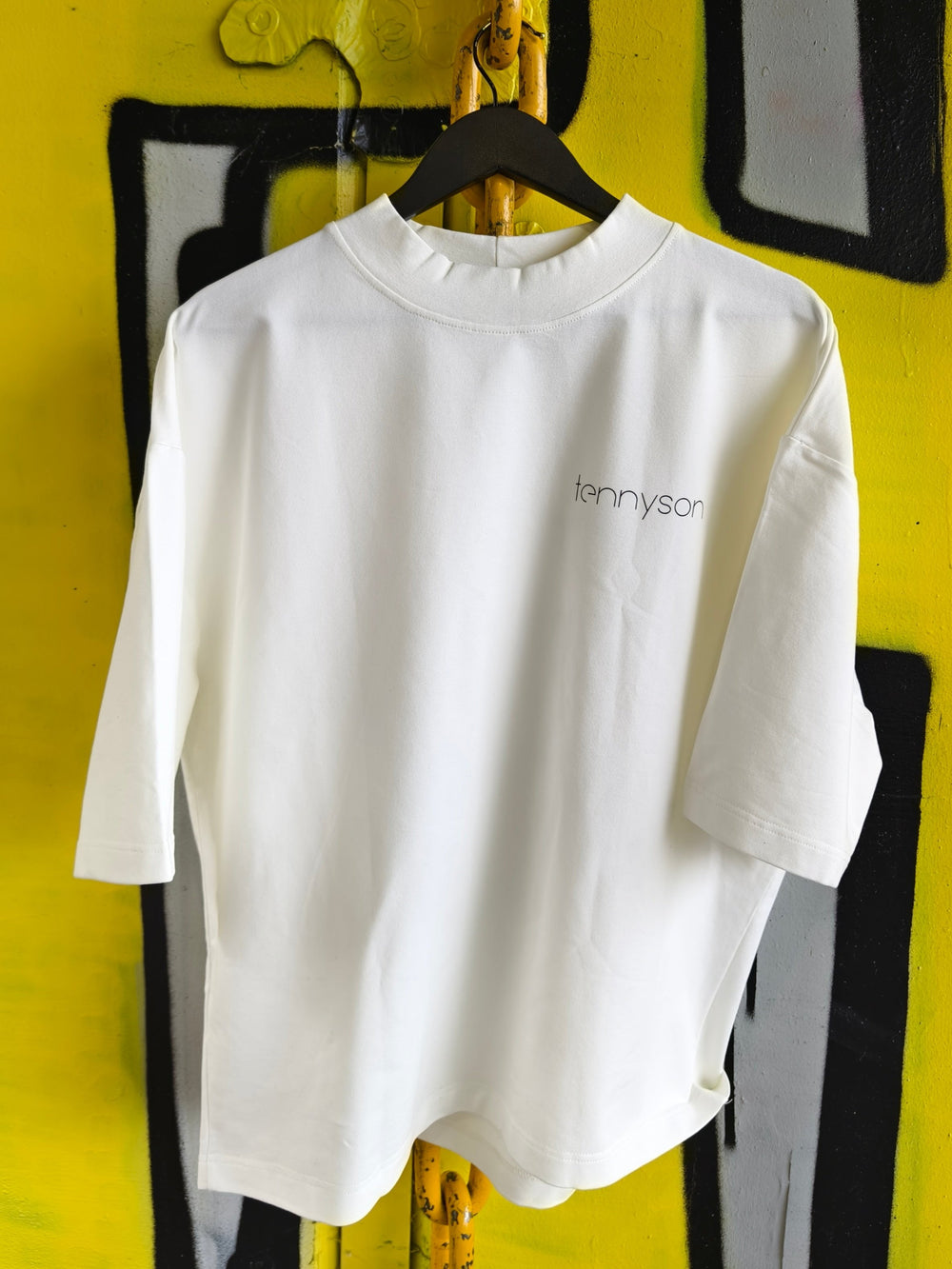 Oversized Drip Harder T-Shirt - Off White