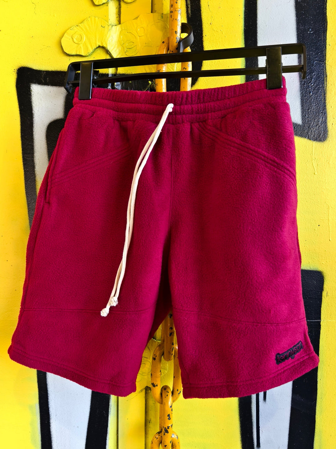 Towel Shorts - Burgundy