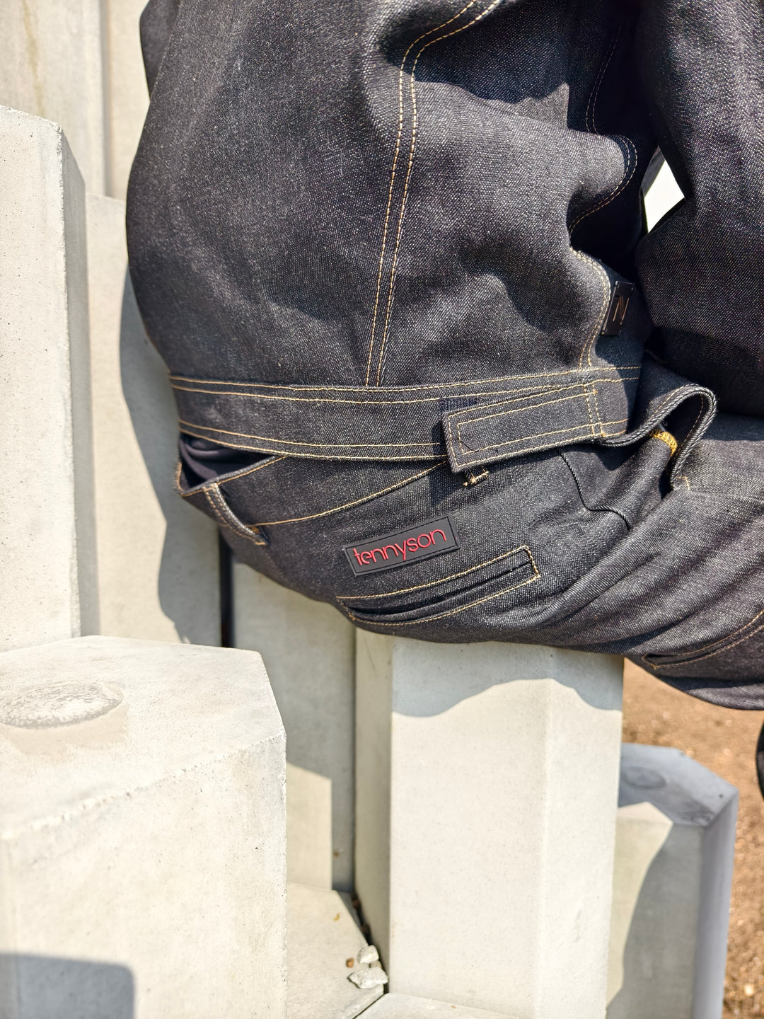Baggy Selvedge Denim Trousers - Indigo
