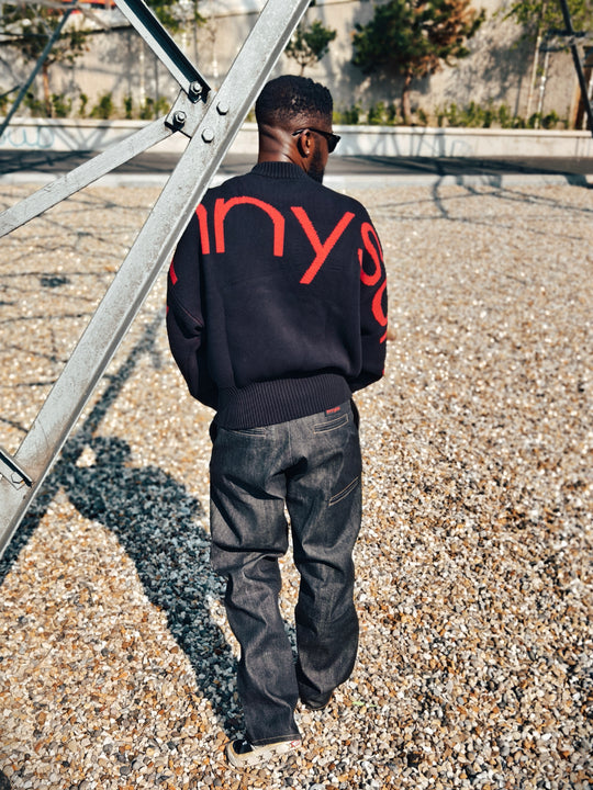 Cozy Heavyweight Jumper - Black