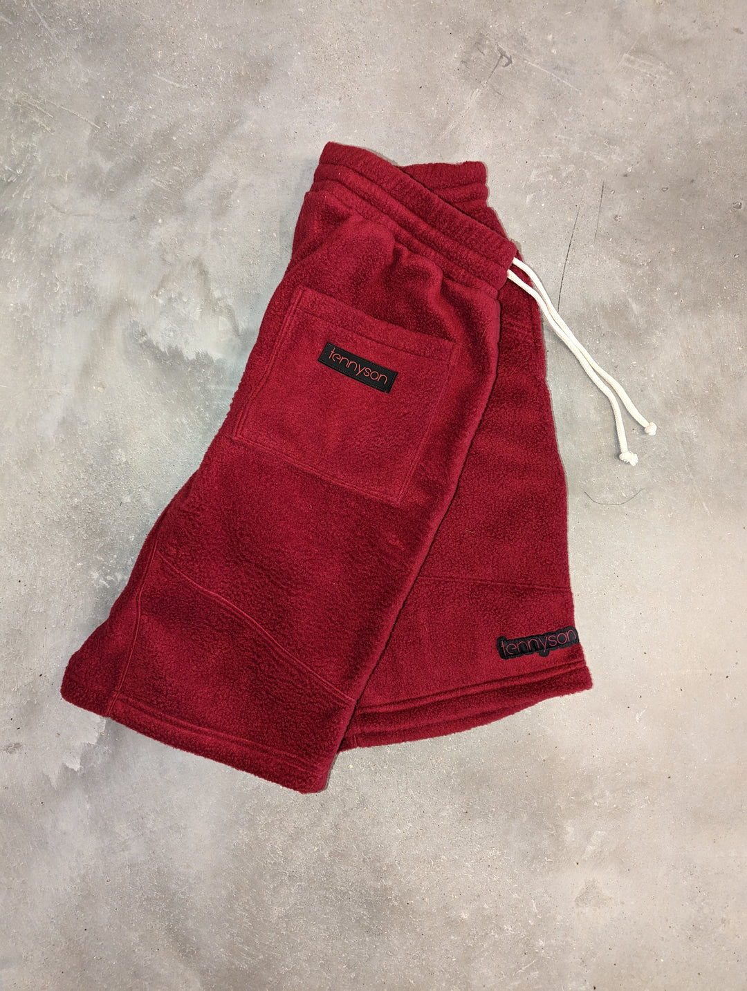 Towel Shorts - Burgundy