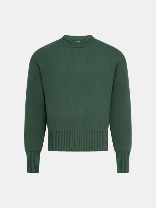 Cozy Heavyweight Jumper - Forest Green