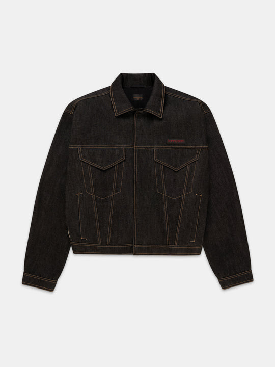 Selvedge Denim Jacket - Anthracite