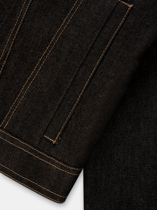 Selvedge Denim Jacket - Anthracite