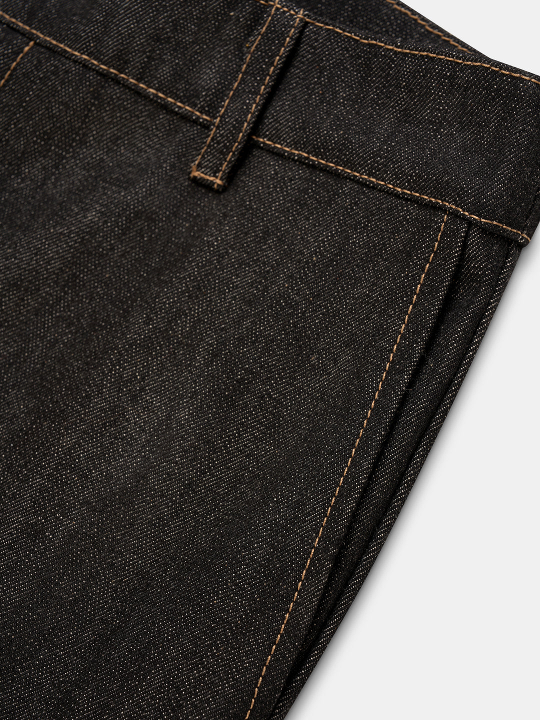 Baggy Selvedge Denim Trousers - Anthracite