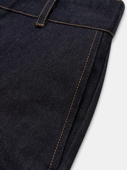 Sturdy Selvedge Trousers - Indigo