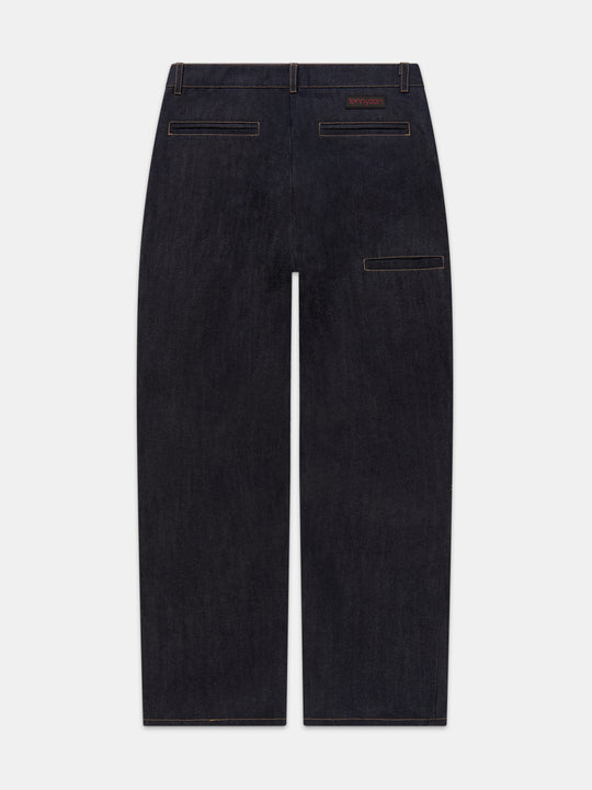 Sturdy Selvedge Trousers - Indigo