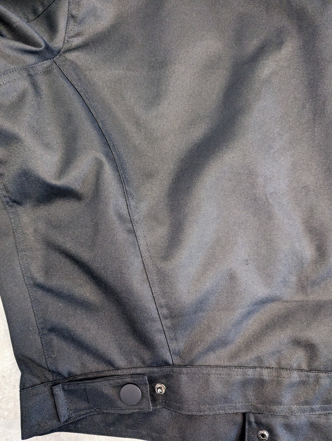 Denim-style Nylon Jacket - Grey