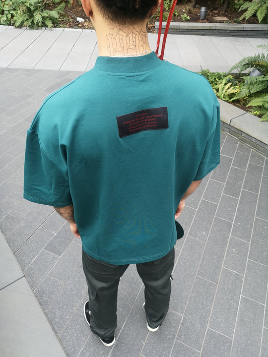 Oversized Quantum T-Shirt - Dark Green